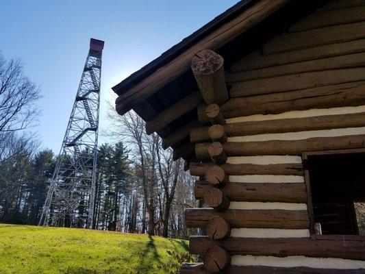 Constructed in 1937, the Blue Rock fire tower is the last 100ft fire observation tower remaining in the state.