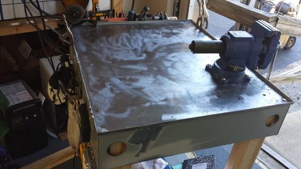 Custom welding table