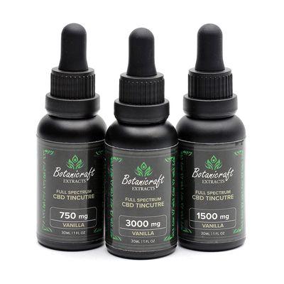 Deliciously crafted Vanilla flavored CBD Tincture. Multiple strengths!