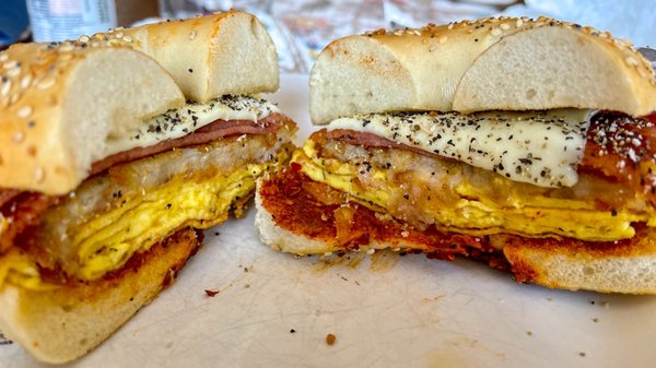 The pork roll, egg, potato and cheese here never gets old.