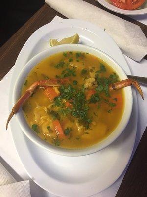 Los viernes sopa de marisco