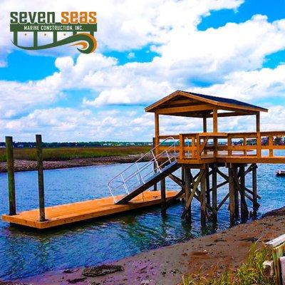 Custom Dock Builders, Boat Lifts, Seawalls in Murrells Inlet, SC and the area of Myrtle Beach SC