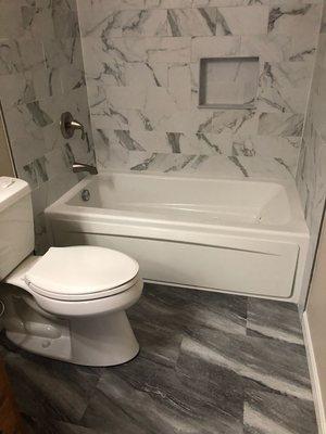 Complete bathroom remodeling