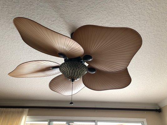 Fan fixed