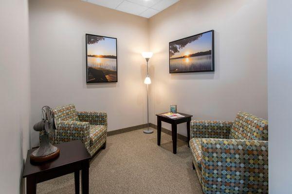 Cluster and Rush room at Family Allergy & Asthma, relax during extended appointments.