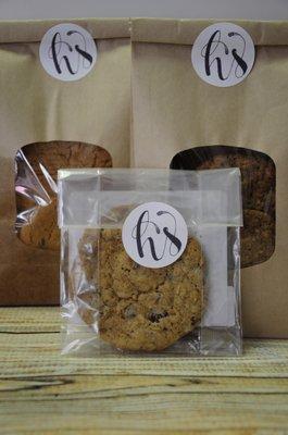 We carry locally made lactation cookies by Hello Sweeties.