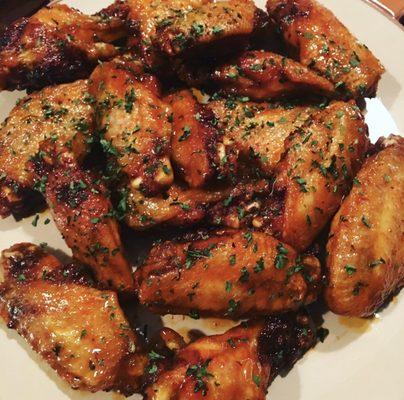 Honey hot wings