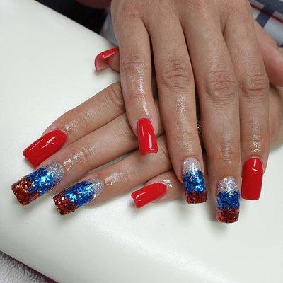 July 4th nails