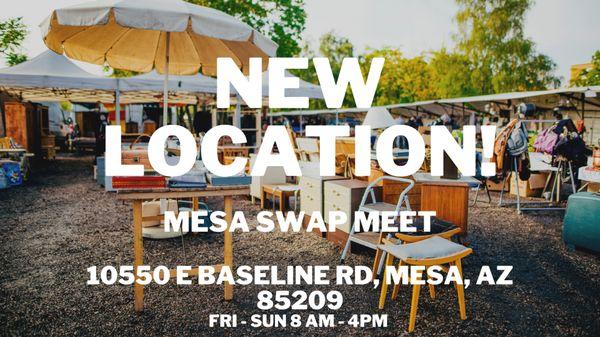 Come check us out at our new location at the Mesa Swap Meet!