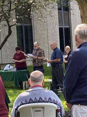 worship in the park