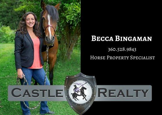 Becca - aka our horse property specialist!