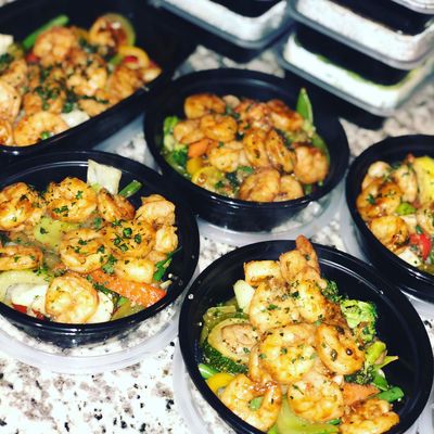 Shrimp & Veggie Stir Fry Meal Prep