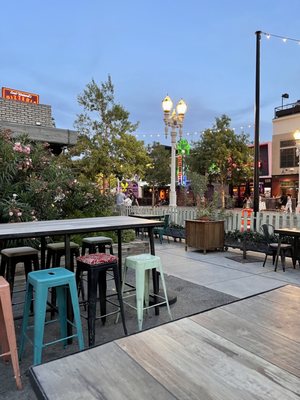 Park on Fremont front patio