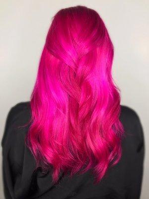 Pink hair