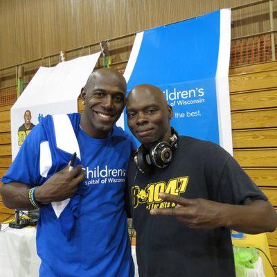 DJGalaxy and Donald Driver.