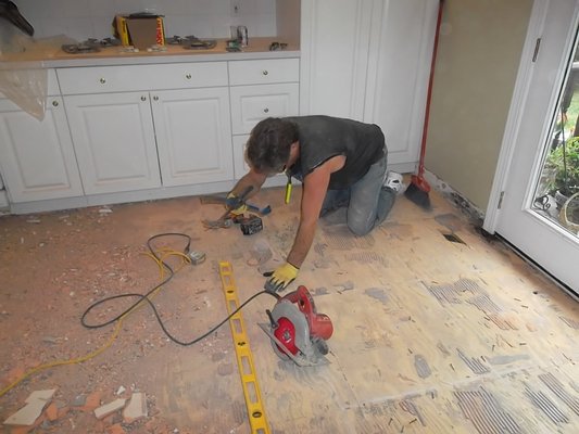 This was an Insurance damged floor to be replaced due to water damaged.