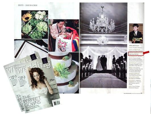 BDK|MINT in Philadelphia Wedding Magazine 2009