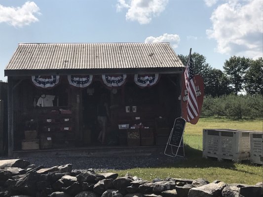 Roadside farm stand