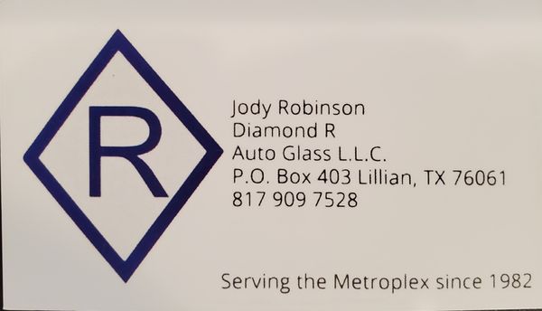 Diamond R Auto Glass