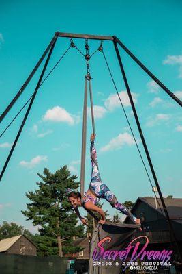 Aerial Silks at Secret Dreams Music & Arts Festival!  : Mellomedia