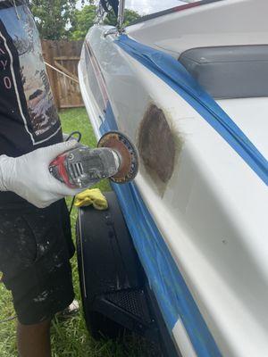 Fiberglass repair