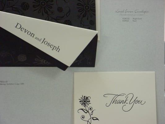 Affordable and elegant invitations.