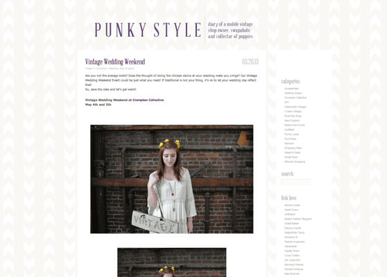 My blog that Jessica designed.