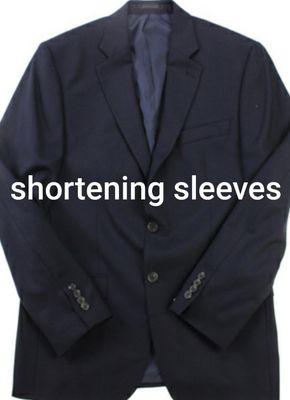 Shortening Jacket sleeves and rearranging bottoms