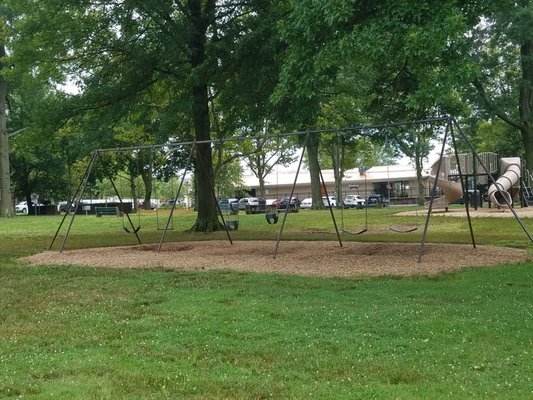 Swing sets are always fun.