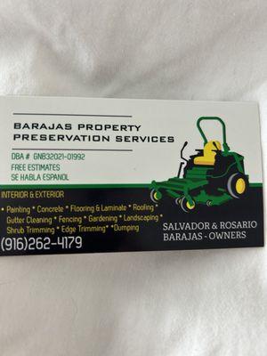 Barajas Property Preservation Services