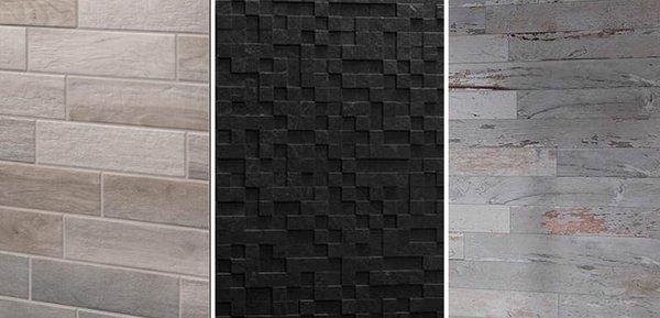 Popular styles of wall tile.