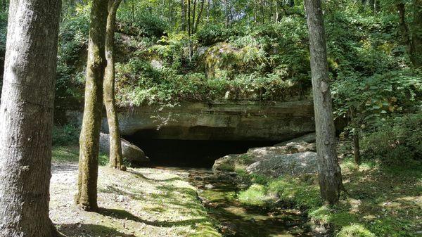 Entrance to spring.