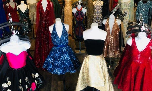 Homecoming 2018 is Here!                        
  Come by to find your perfect dress, or visit us online at cranesdressbtq.com.