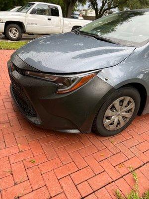 Before and after for the 2020 Toyota Corolla