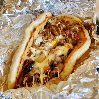 Philly Cheese Steak Pita