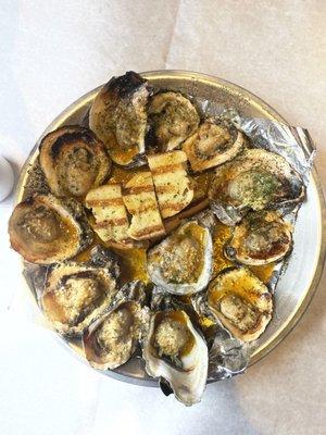 Charbroiled oysters