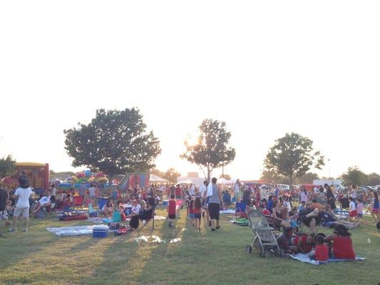 Everyone's here for fireworks!