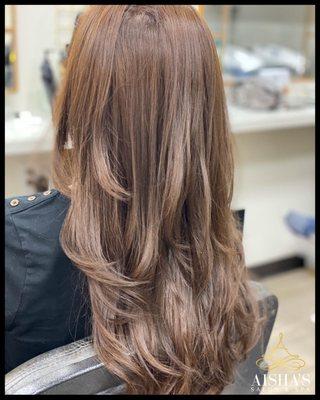 Cut, Color & Blowdry by Soroor at Aisha's Aliana