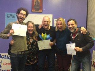 Graduates of Laughter Yoga Leader Training in December 2017