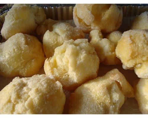 Asian Beignets - Crispy doughnut variation with eggy and airy centers.