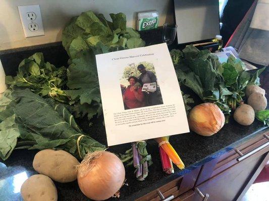 photo taken by one of our Happy CSA fmaily members