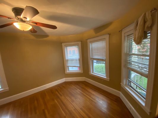 Painted living room