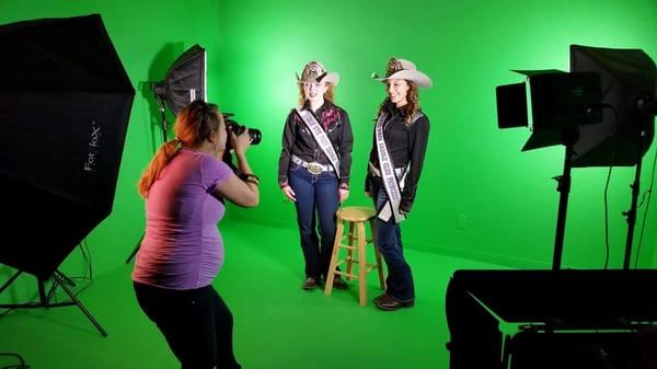 Behind the scenes shoot with Ute Pass Saddle Club Queen and Princess!