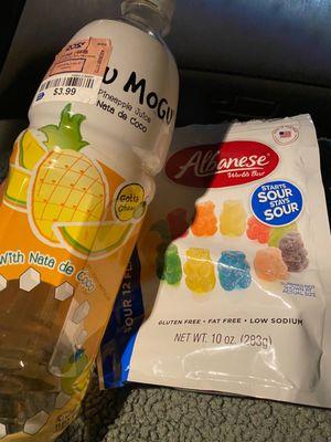 Mogu Mogu Pineapple Juice with Nata de Coco Drink