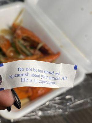 One of 3 fortunes