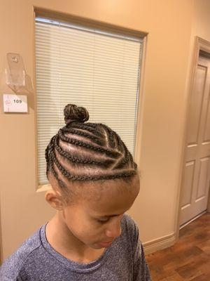 Cornrows natural!