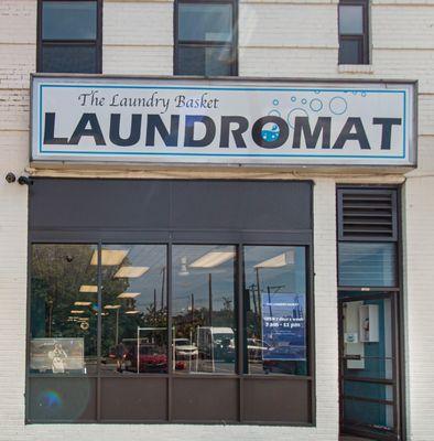 Front of the laundromat