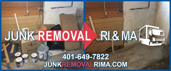 Basement cleanout performed in Cumberland, Rhode Island