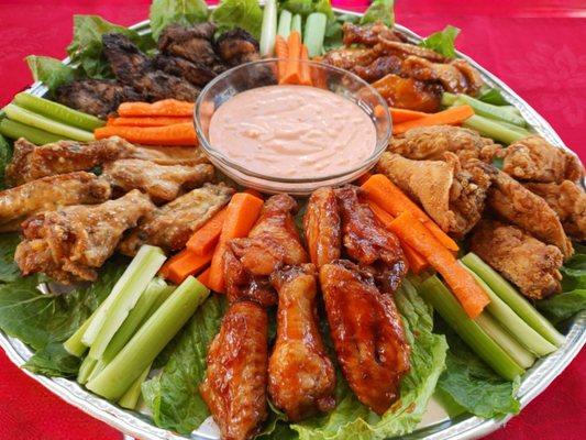 Wings platter