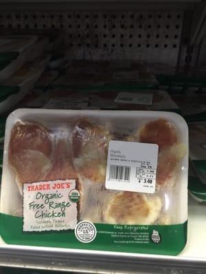 1.99 organic chicken! From almost 1 year ago. But it's okay to sell because it hasn't hit full year of being expired just yet!